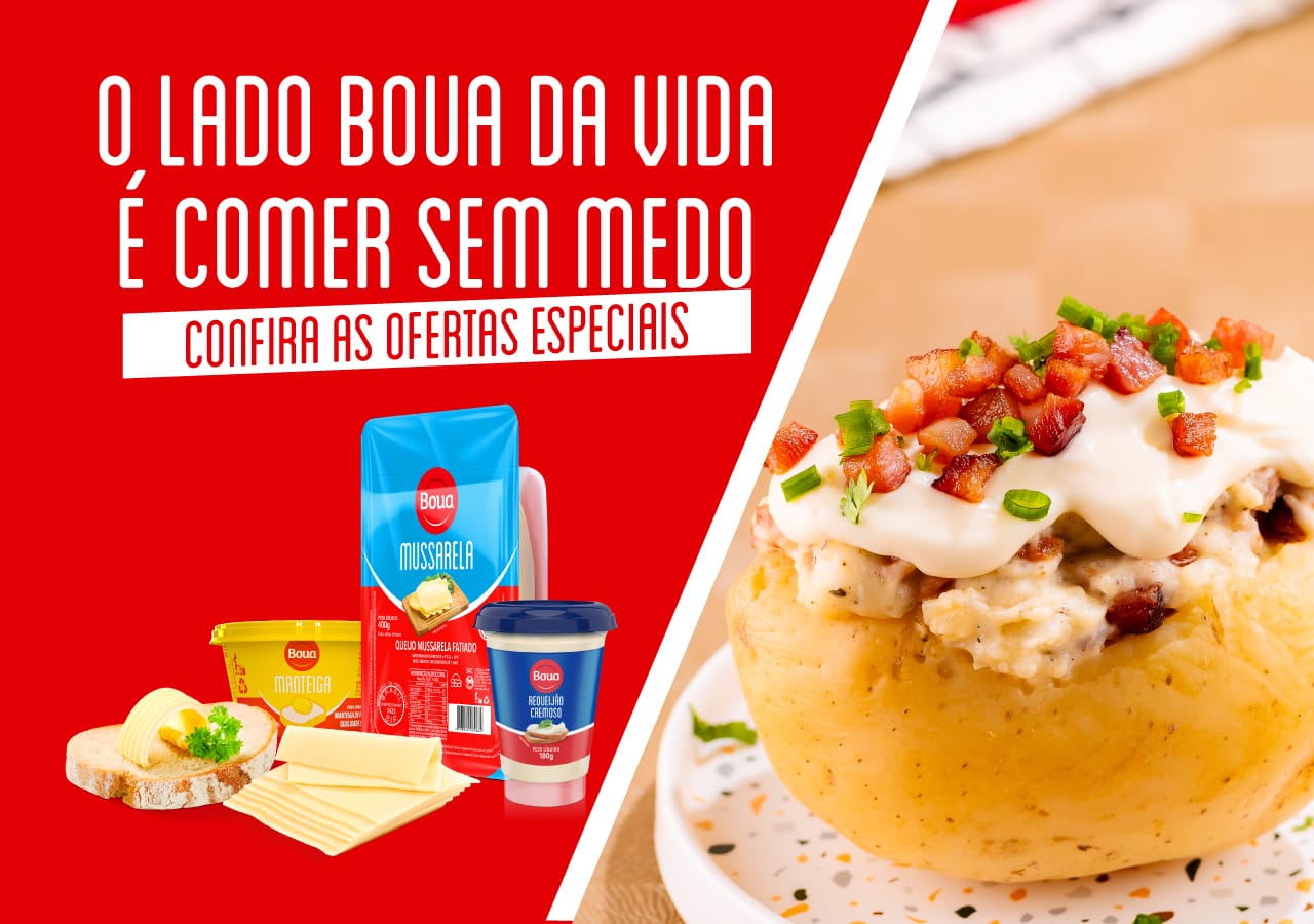 O lado Boua da vida é comer sem medo