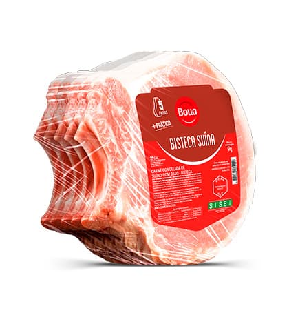 Bisteca Suína — embalagem 5 Fatias