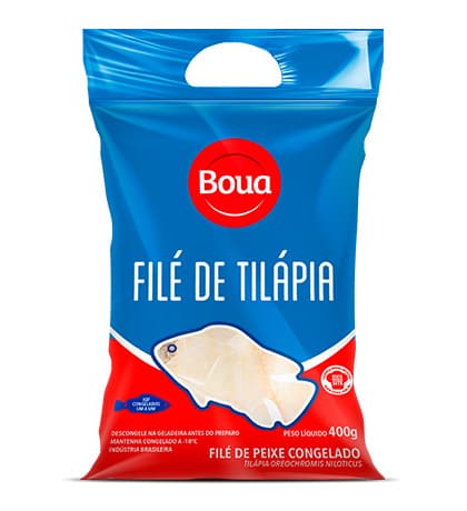 Filé de Tilápia — embalagem 400 G