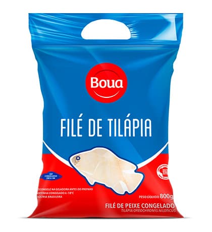 Filé de Tilápia — embalagem 800 G