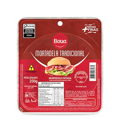 Mortadela Tradicional Fatiada