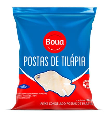 Posta de Tilápia — embalagem 800 G